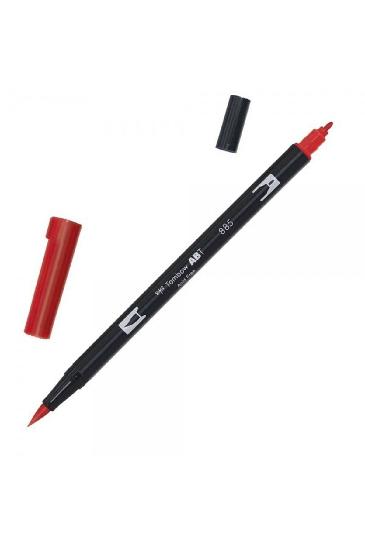Tombow Ab-t Dual Brush Pen Grafik Kalemi - Warm Red