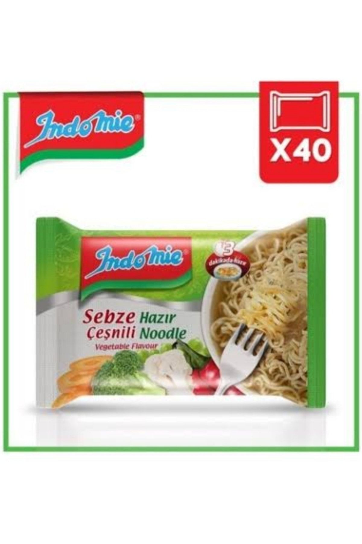 Indomie Paket Sebzeli Noodle 75 Gr (40x75gr)