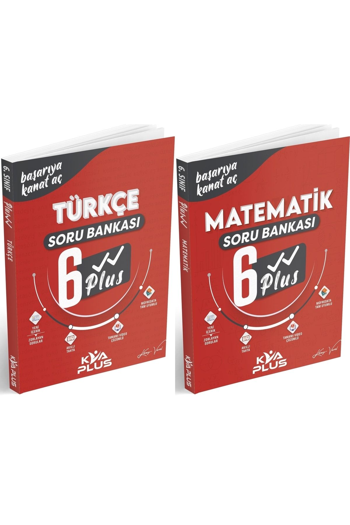 Kva Yayınları Kva 6. Sınıf Türkçe + Matematik Plus Soru Seti 2 Kitap 2023