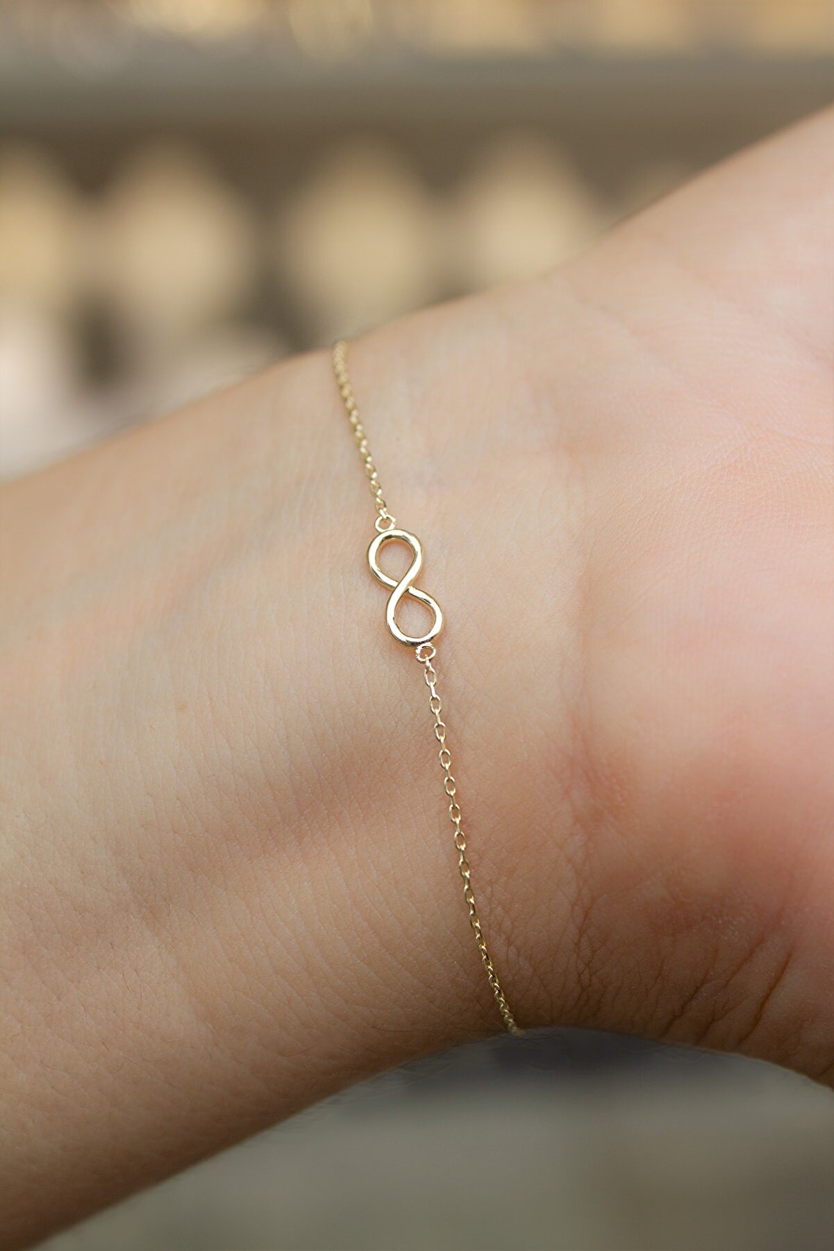 TUBA KUYUMCULUK Zarif Altın Bileklik , Kadın Altın Bileklik , 14 Ayar