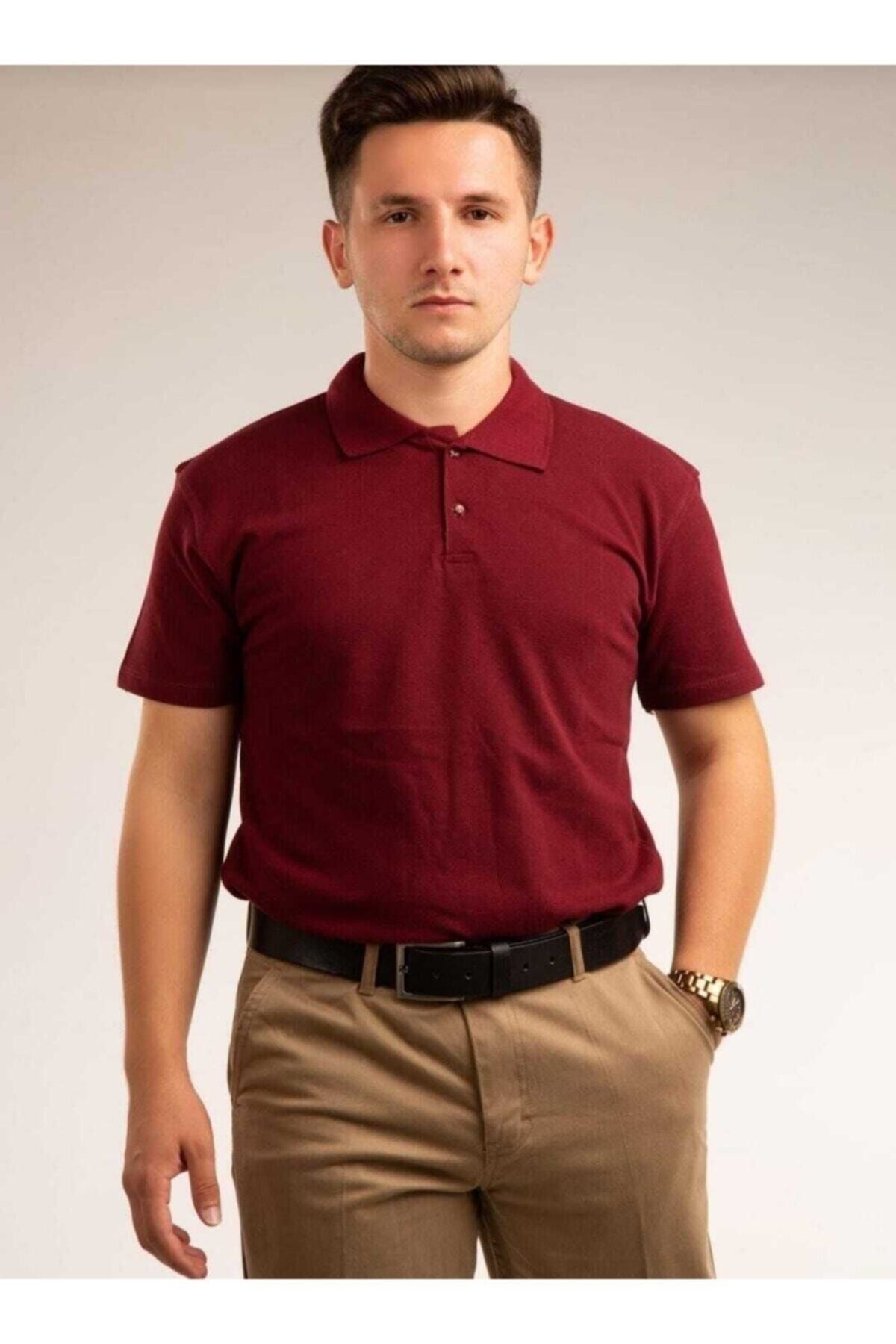 Genel Markalar Unisex Polo Yaka T-shirt Kısa Kol