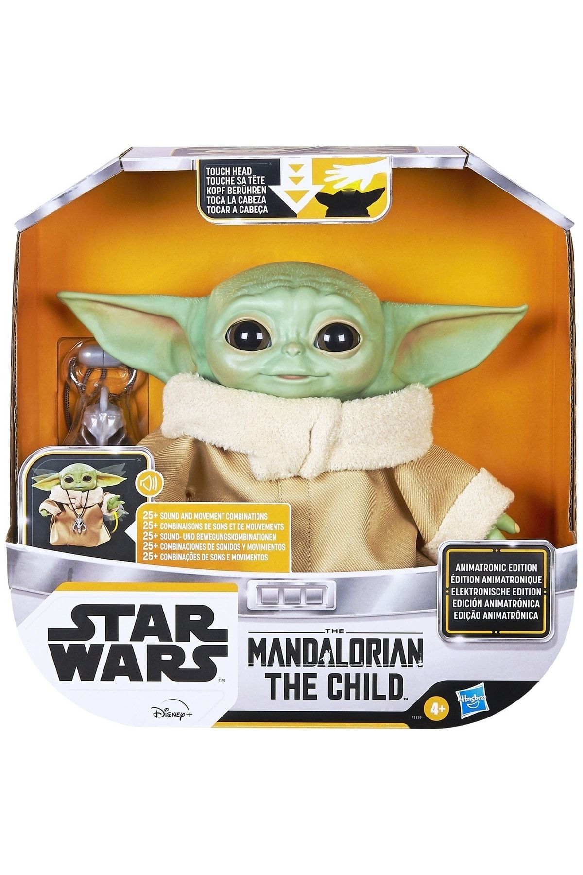 Hasbro Star Wars Animatronic Baby Yoda The Child Grogu 25'ten Fazla Ses Ve Hareket Kombinasyonlu