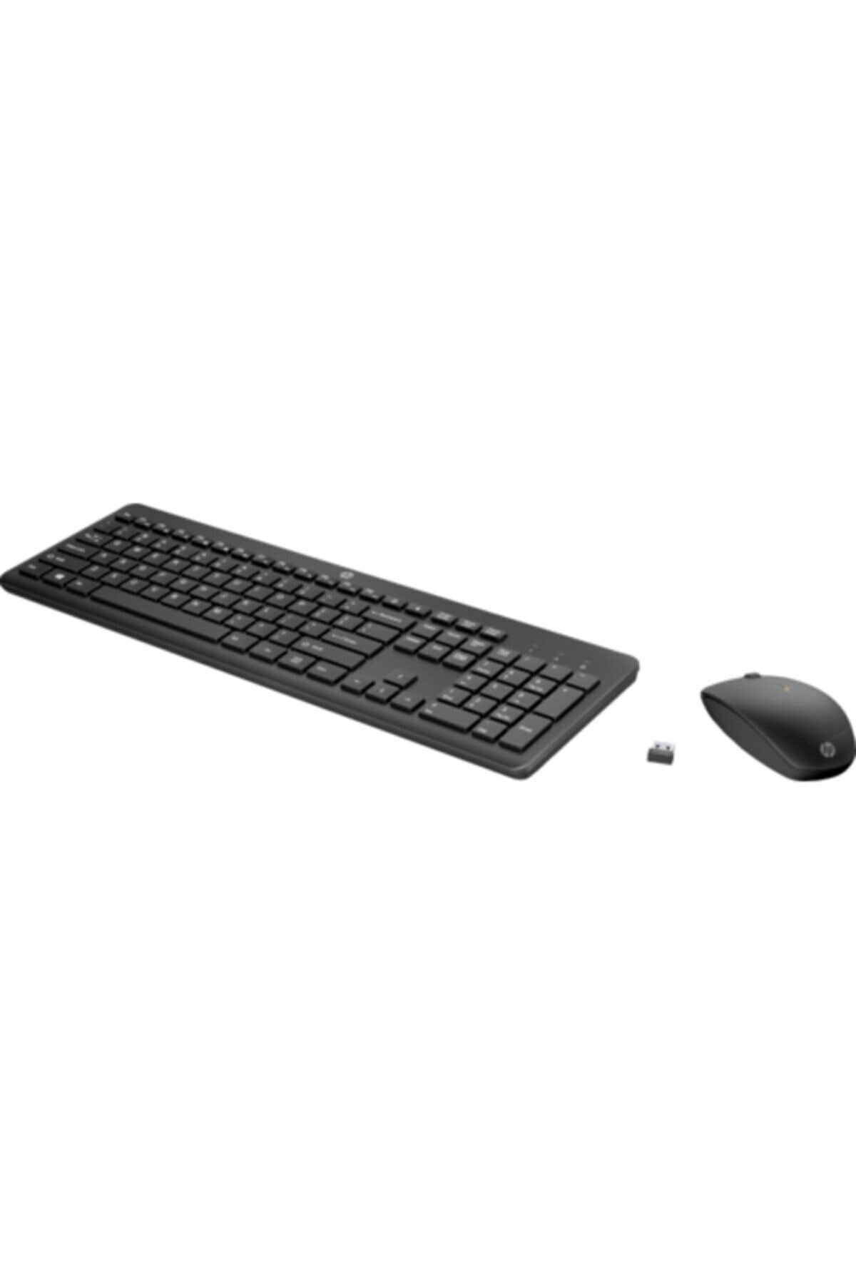 HP 18h24aa 230 Kablosuz Klavye & Mouse Kombo Set - Siyah (türkçe)
