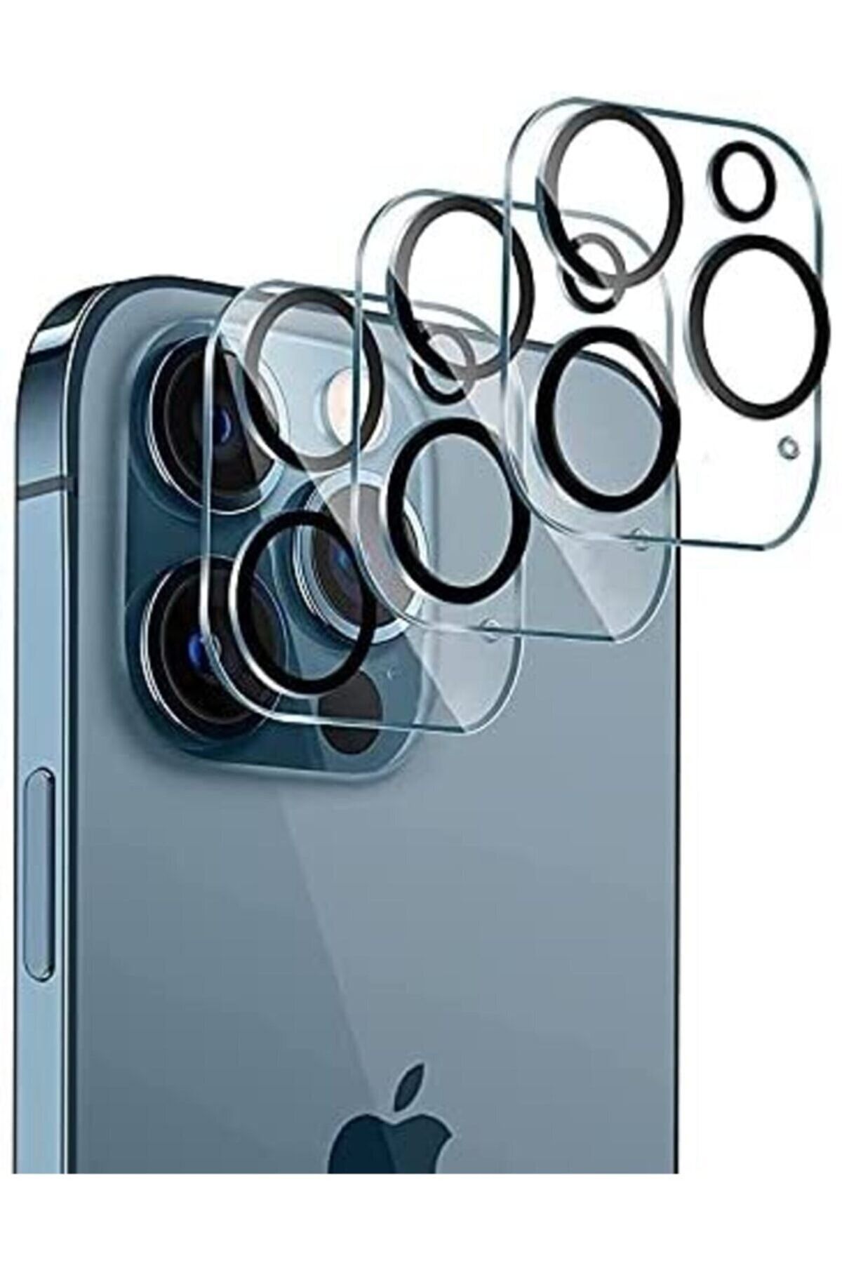 Genel Markalar iPhone 13 Pro Max - 13 Pro Uyumlu Kamera Lens Koruyucu Cam