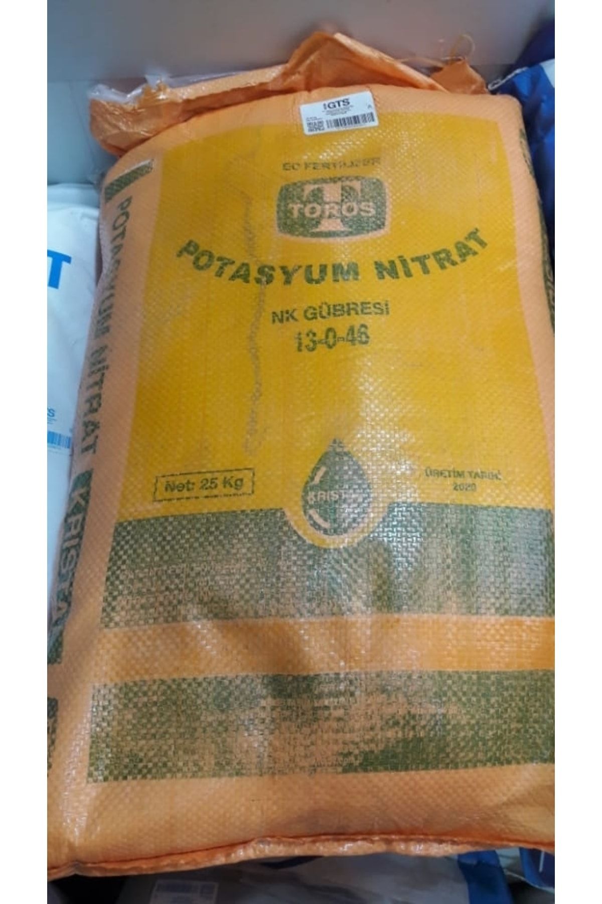 TOROS GÜBRE Toros Potasyum Nitrat 13.0.46 25 Kg