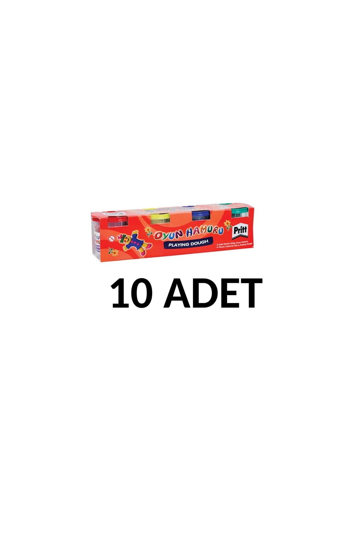 Pritt 10 Adet Oyun Hamuru 4x100 G ( 4 Renk )