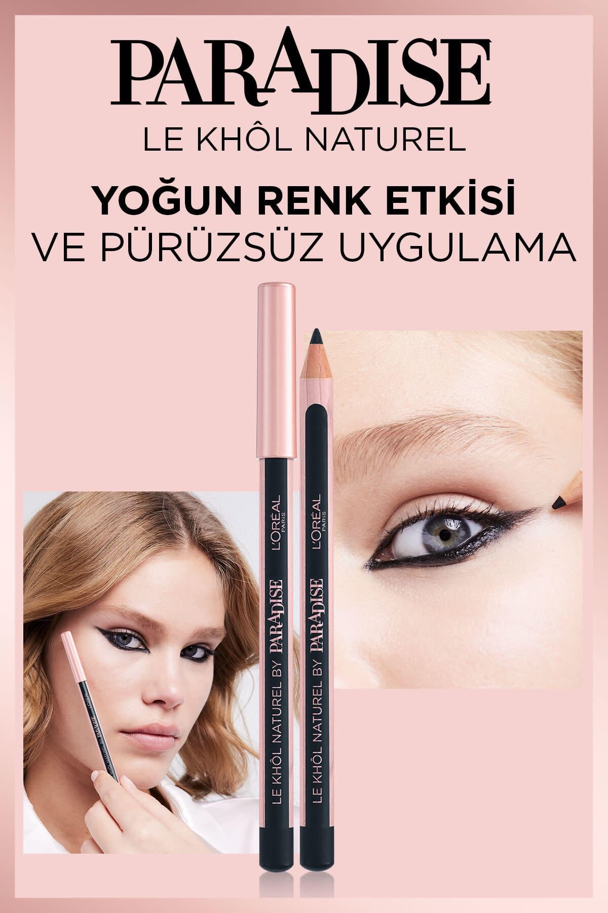 Kahverengi Göz Kalemi - L'oréal Paris Paradise Le Khol Göz Kalemi 102 Pure Espresso_1