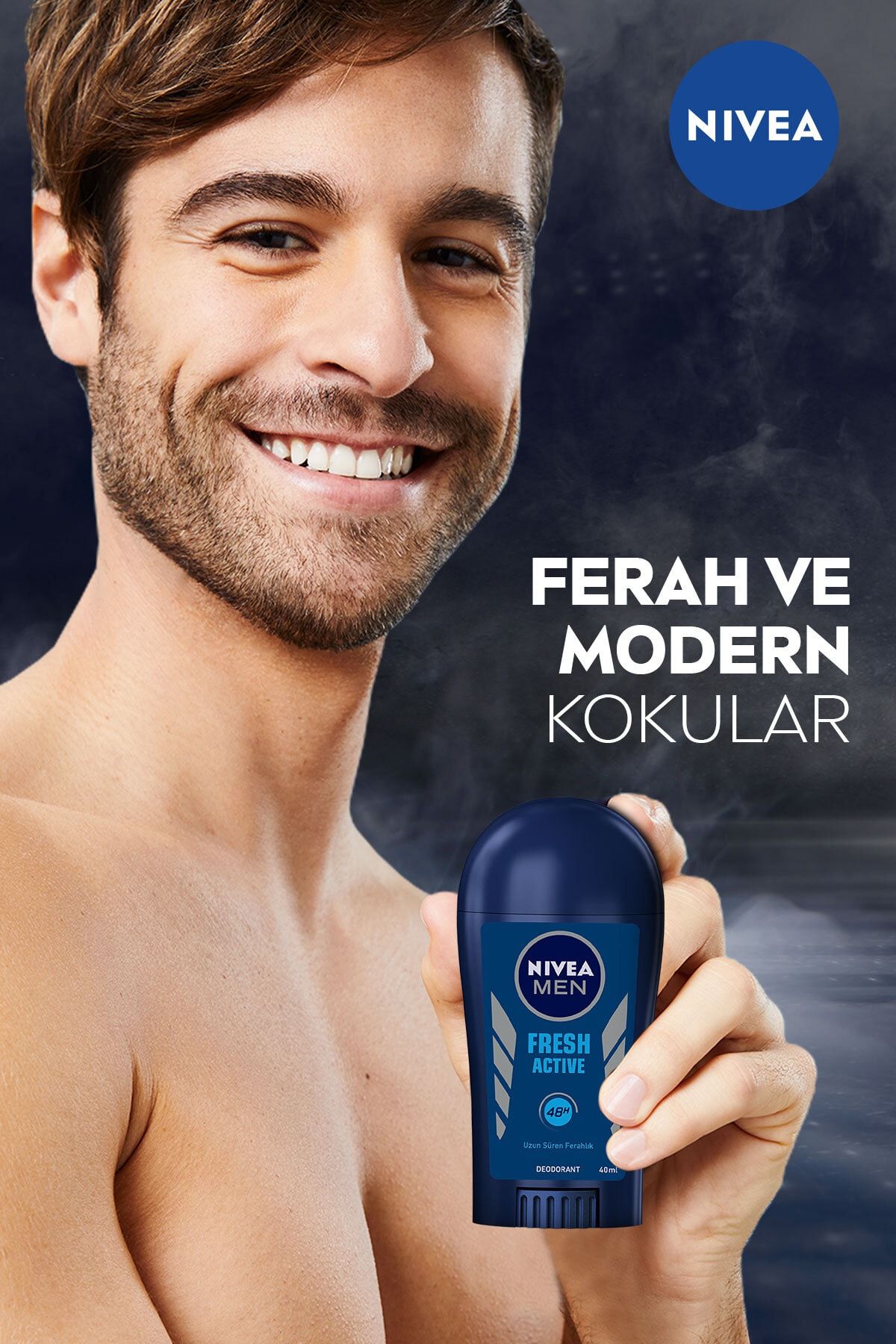 Men Erkek Stick Deodorant Fresh Active 48 Saat Deodorant Koruması, 40ml_1