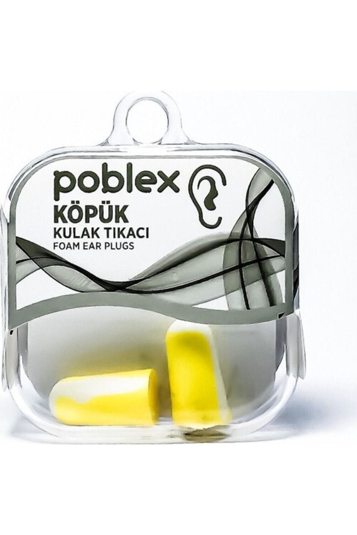 Poblex Köpük Kulak Tıkacı 1 Çift (2 Adet) Kutulu
