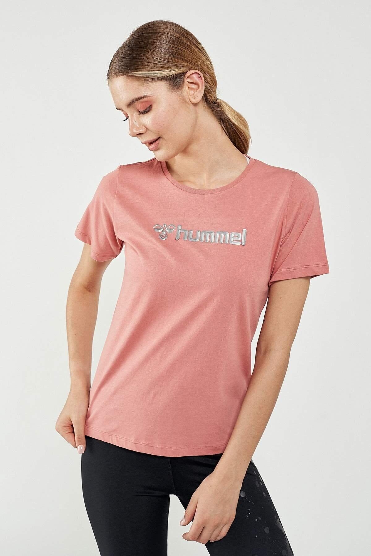 hummel HMLPESCARA T-SHIRT Turuncu Kadın T-Shirt 101086315