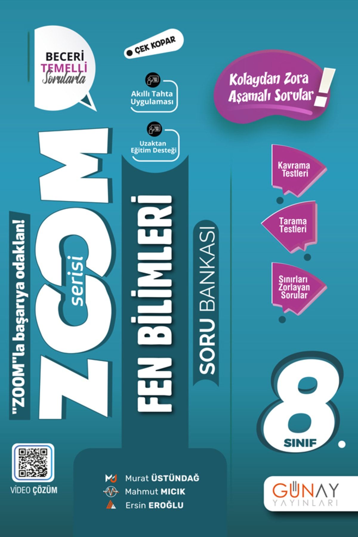 Günay Yayıncılık Yeni 8.sınıf Zoom Fen Bilimleri Soru Bankası