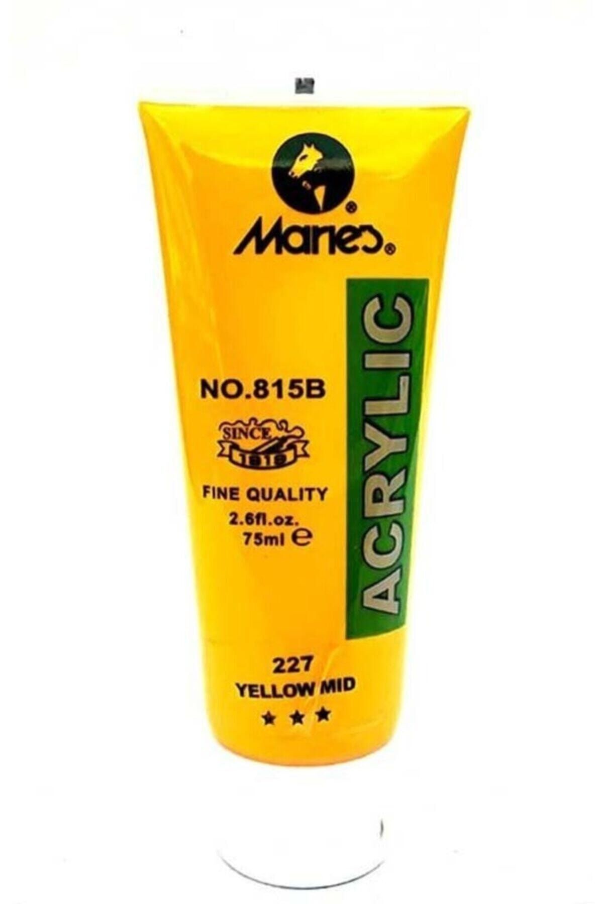 Maries 815-227 Yellow Mid Akrilik Boya 75ml ( 4 Adet )