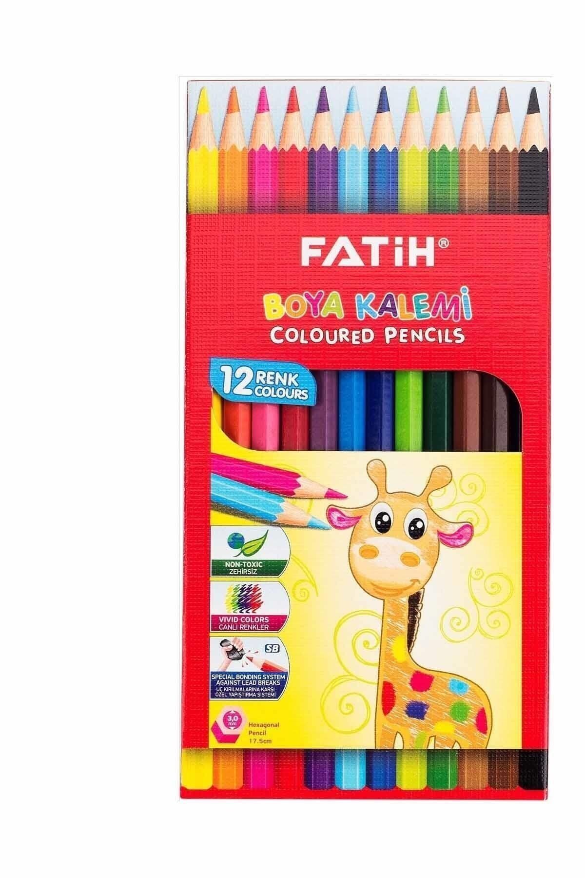 Fatih Fatıh Boya Kalemı 12 Renk Uzun