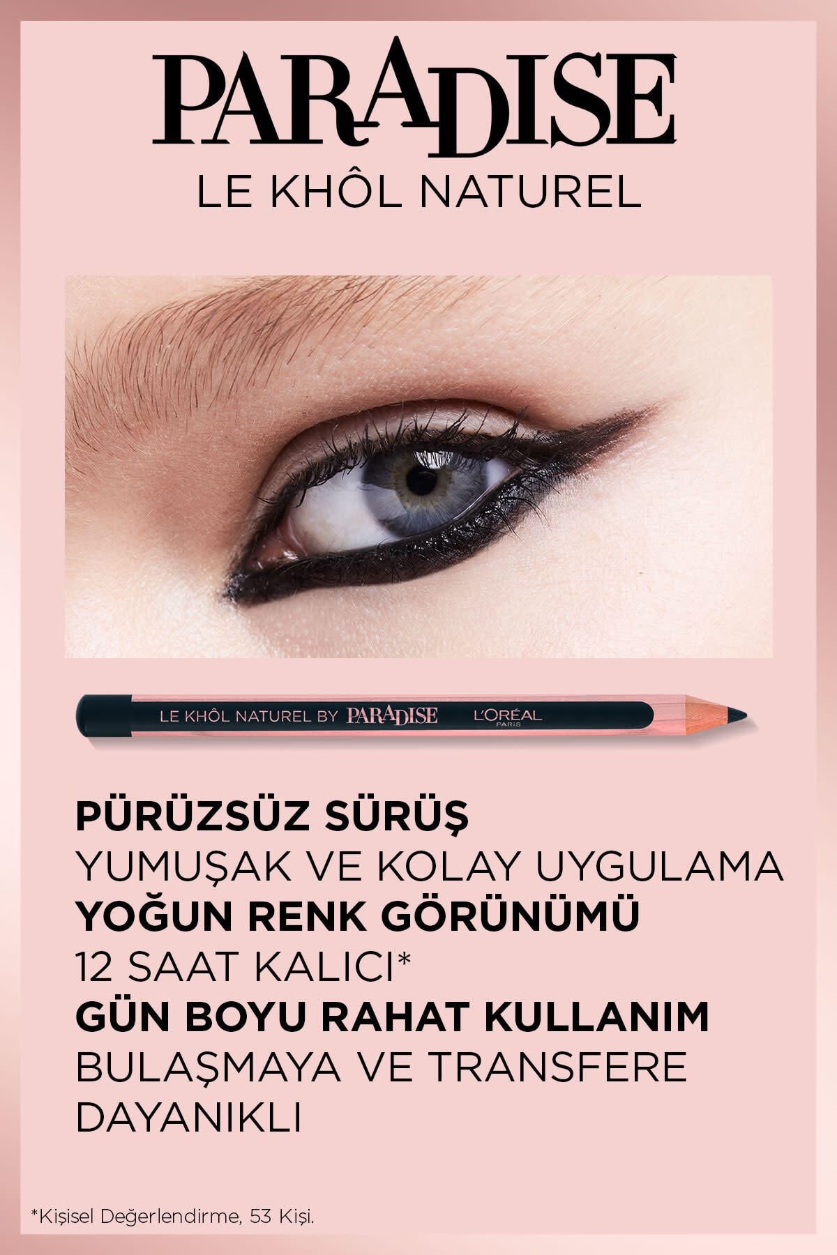 Kahverengi Göz Kalemi - L'oréal Paris Paradise Le Khol Göz Kalemi 102 Pure Espresso_4