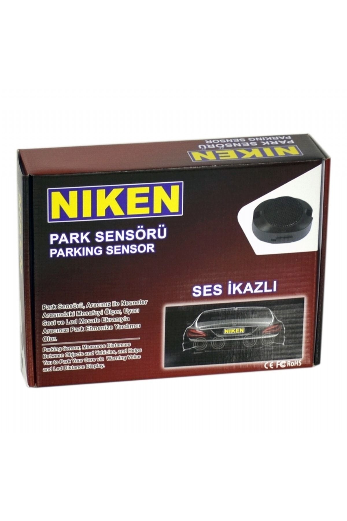 Niken Park Sensörü Ses Ikazlı Gri