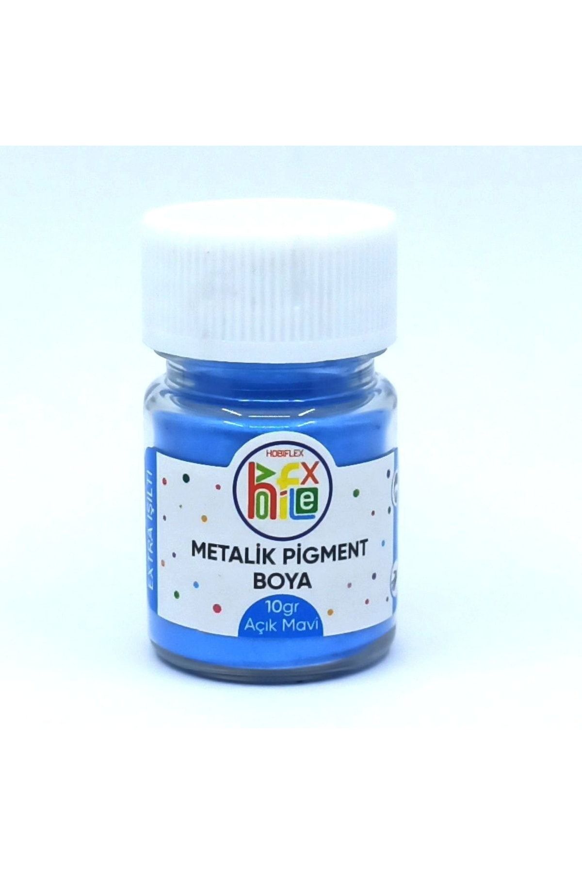HOBİFLEX Epoksi Reçine Metalik Sedefli Pigment Toz Boya Açık Mavi 10 Gr