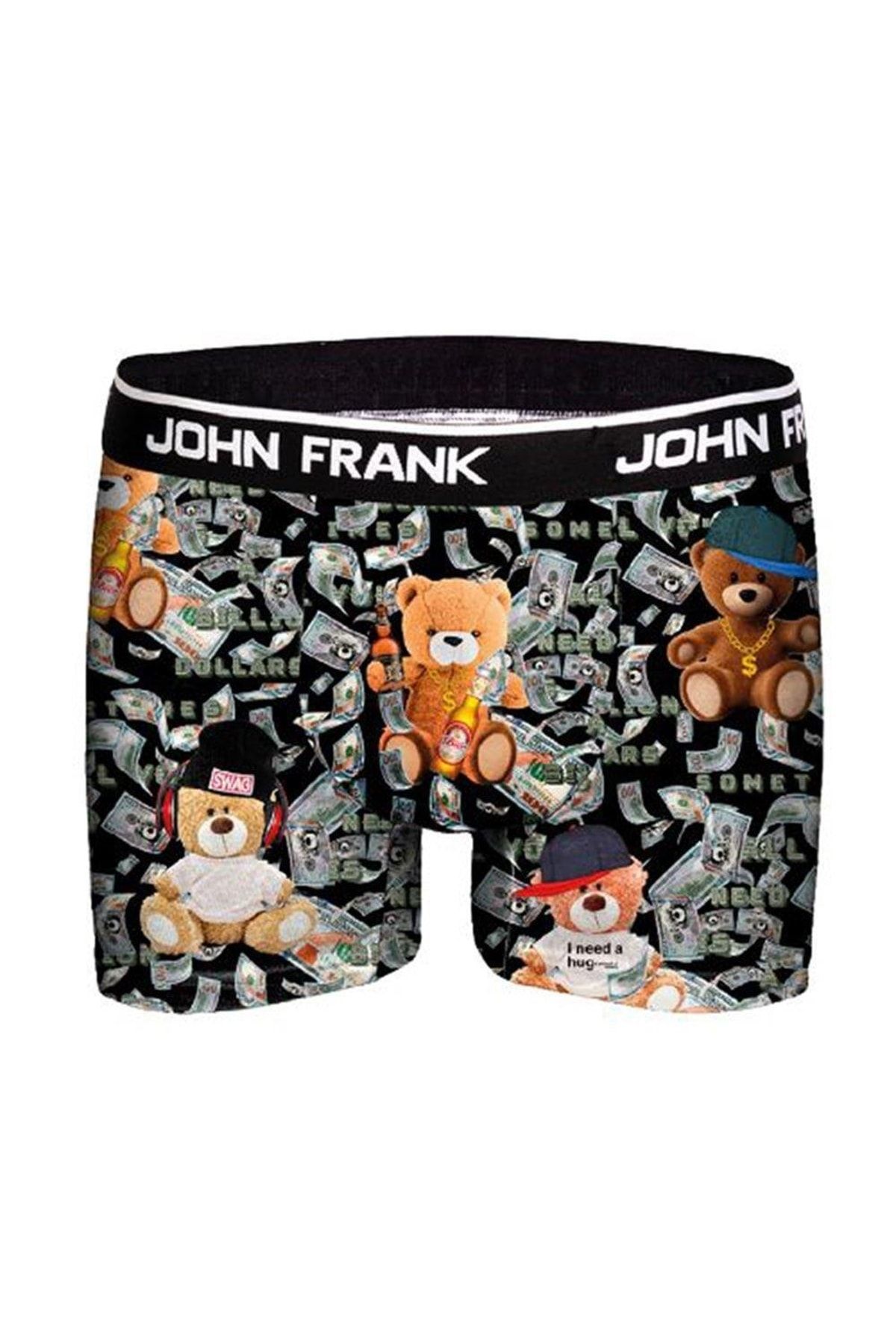 John Frank Dijital Erkek Boxer - Rich Teddy