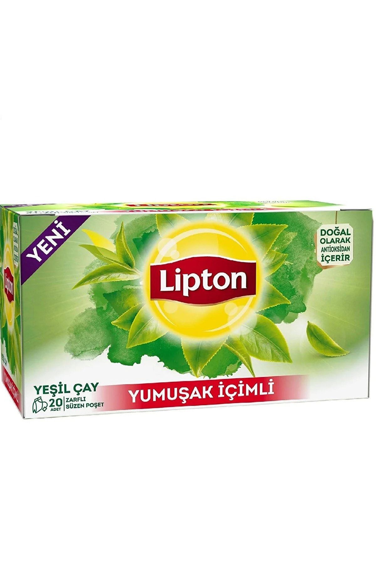 Lipton Yumuşak İçimli Yeşil Bardak Poşet Çay 20'li