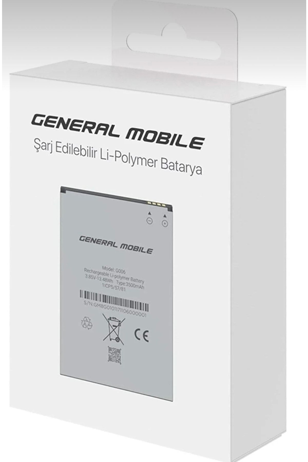 General Mobile General Mobil Gm8 Go - Gm9 Go Batarya Pil 3500 Mah