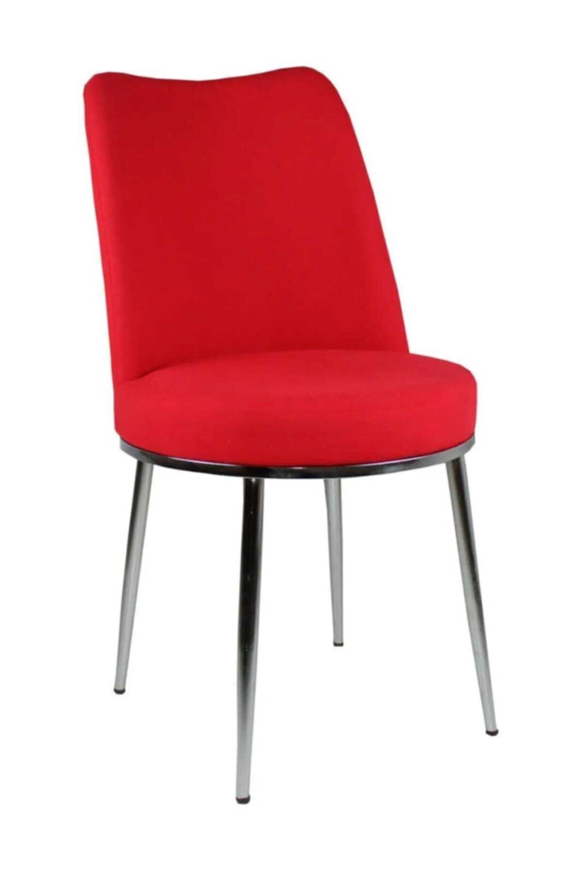 Avvio Fulya Gold Mutfak Sandalyesi Kırmızı