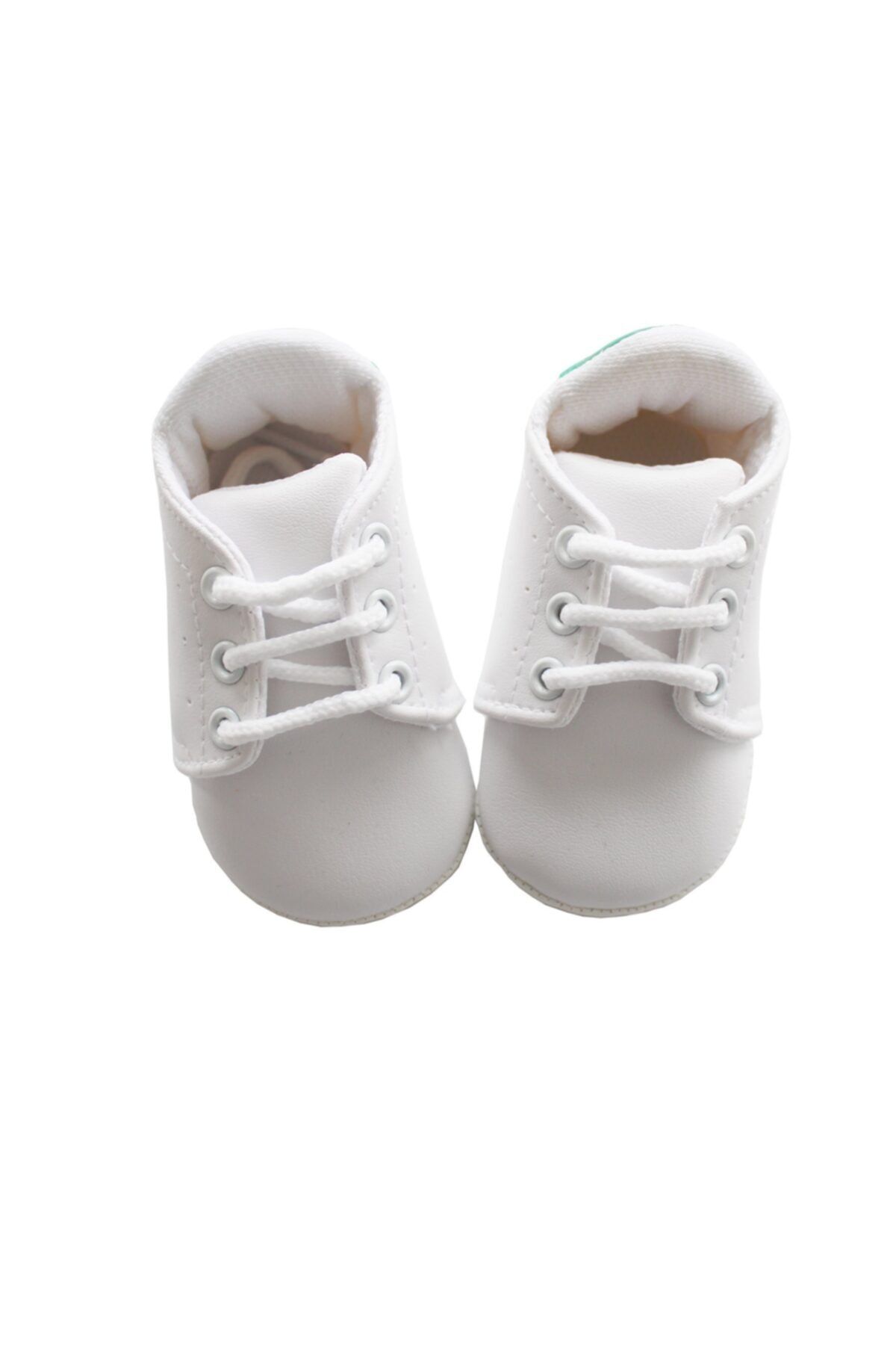 bebegen Newborn Beyaz Erkek Bebek Ayakkabı