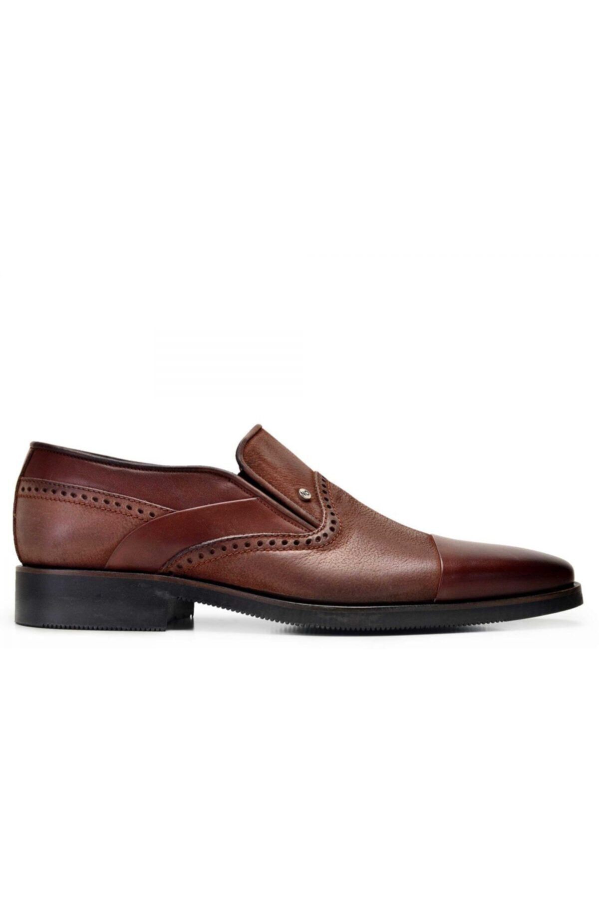 Nevzat Onay Hakiki Deri Kahverengi Klasik Loafer Erkek Ayakkabı -8127-