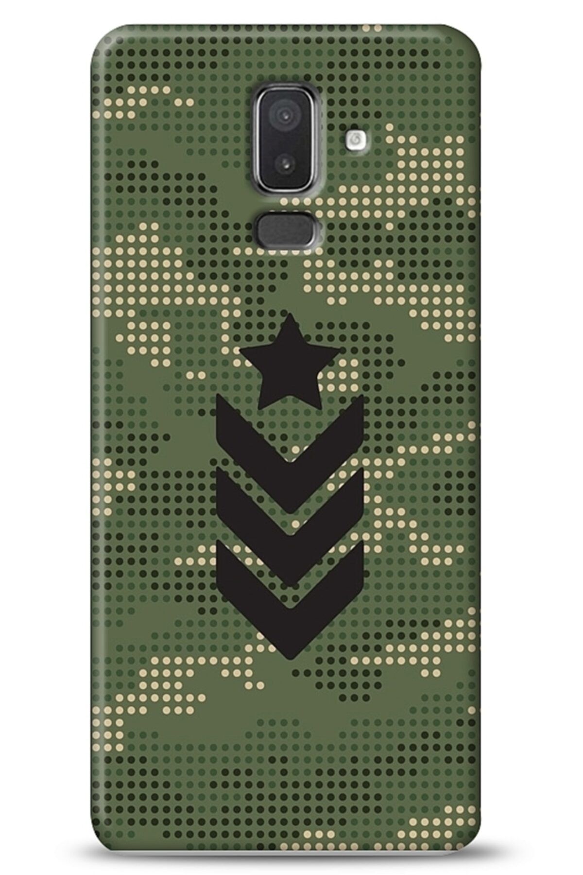 Eiroo Samsung Galaxy J8 Camouflage Kılıf