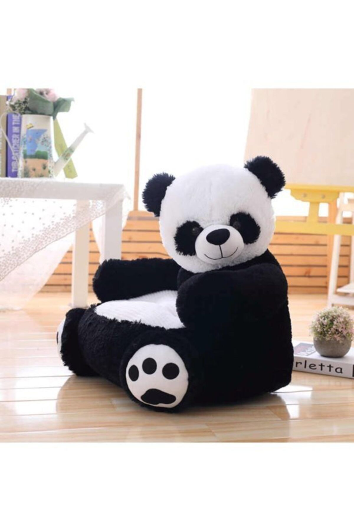 Özgüner Oyuncak Peluş Panda Bebek Çocuk Koltuğu