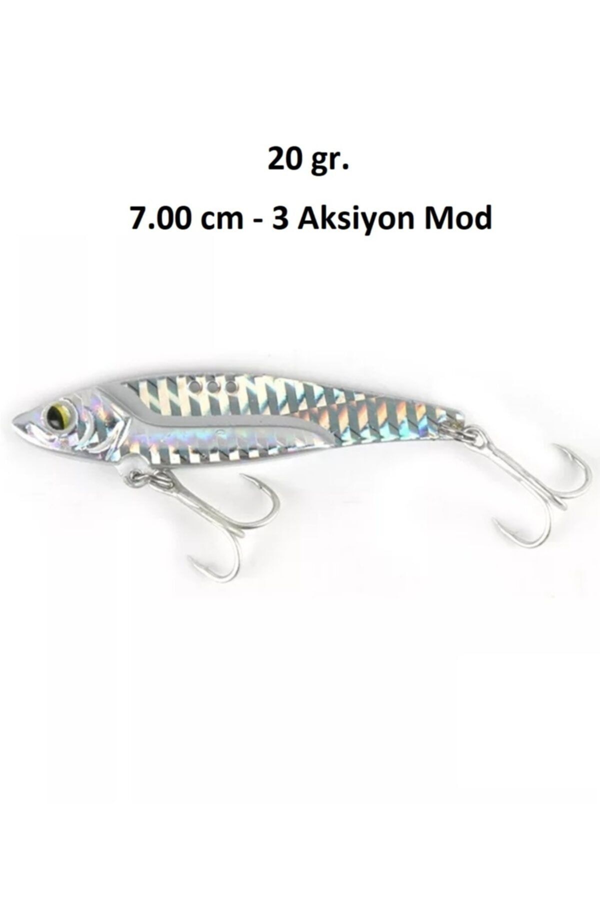 usmtekno Jig Yem20gr Lures Sahteyem Rapala Levrek,lüfer,çinekop,yemi B5 Gümüş