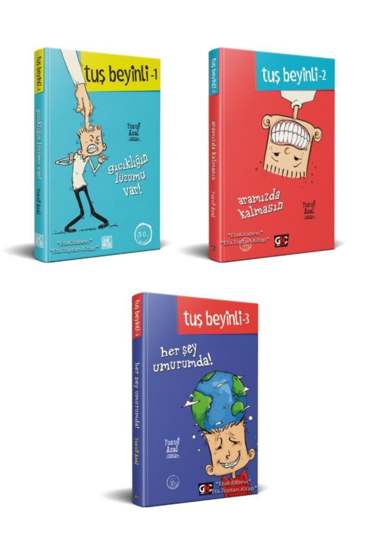 Nesil Çocuk Yayınları Nesil Tuş Beyinli Serisi 1-2-3 Set (3 Kitap)