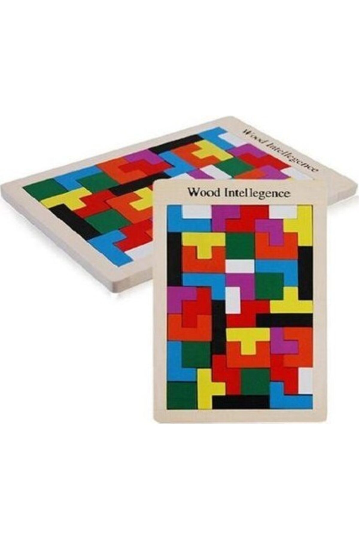 HAMAHA Ahşap Tetris Eğitici Oyuncak - Çocuk Gelişim Oyunu