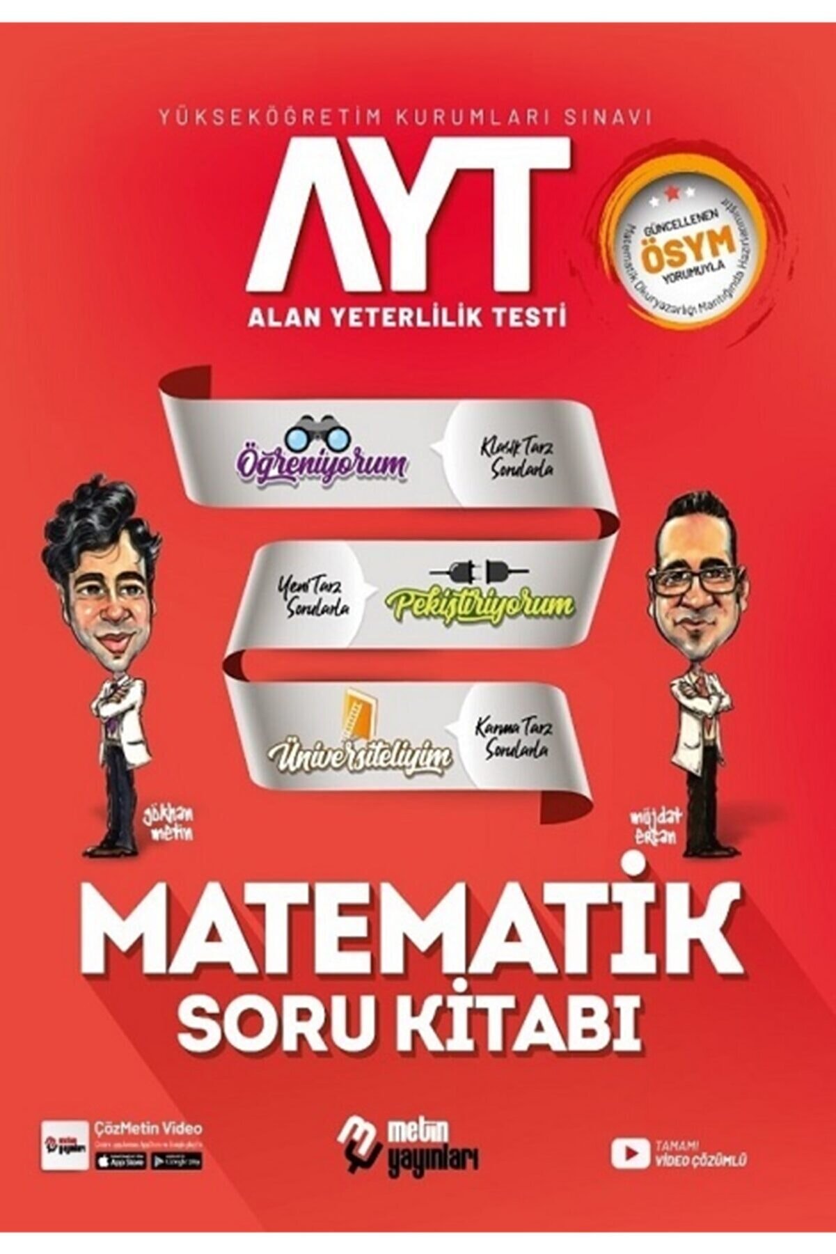 Metin Yayınları Metin Ayt Matematik Soru Kitabı 2021 (orta-zor)