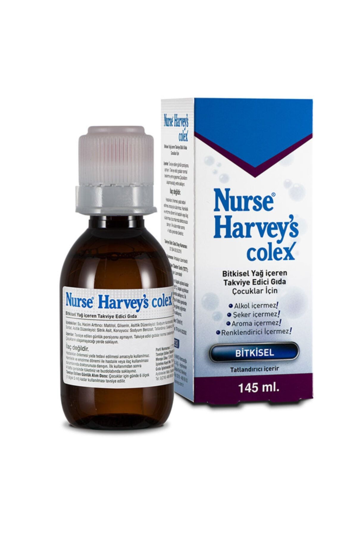 Nurse Harvey's Colex Gaz Giderici 145 ml Bitkisel Şurup