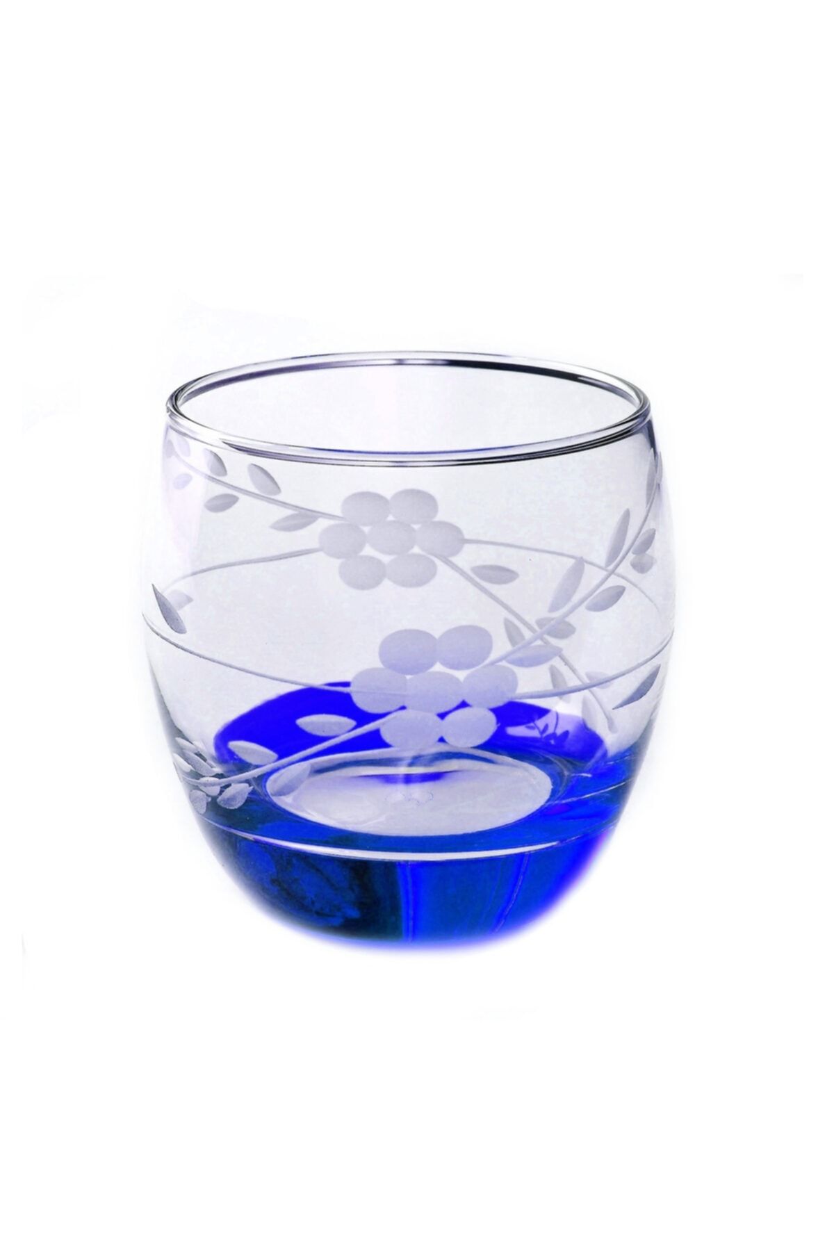 BAŞAK Paşabahçe 41010 Papatya Mavi Barel Su-meşrubat Bardağı 6 Adet