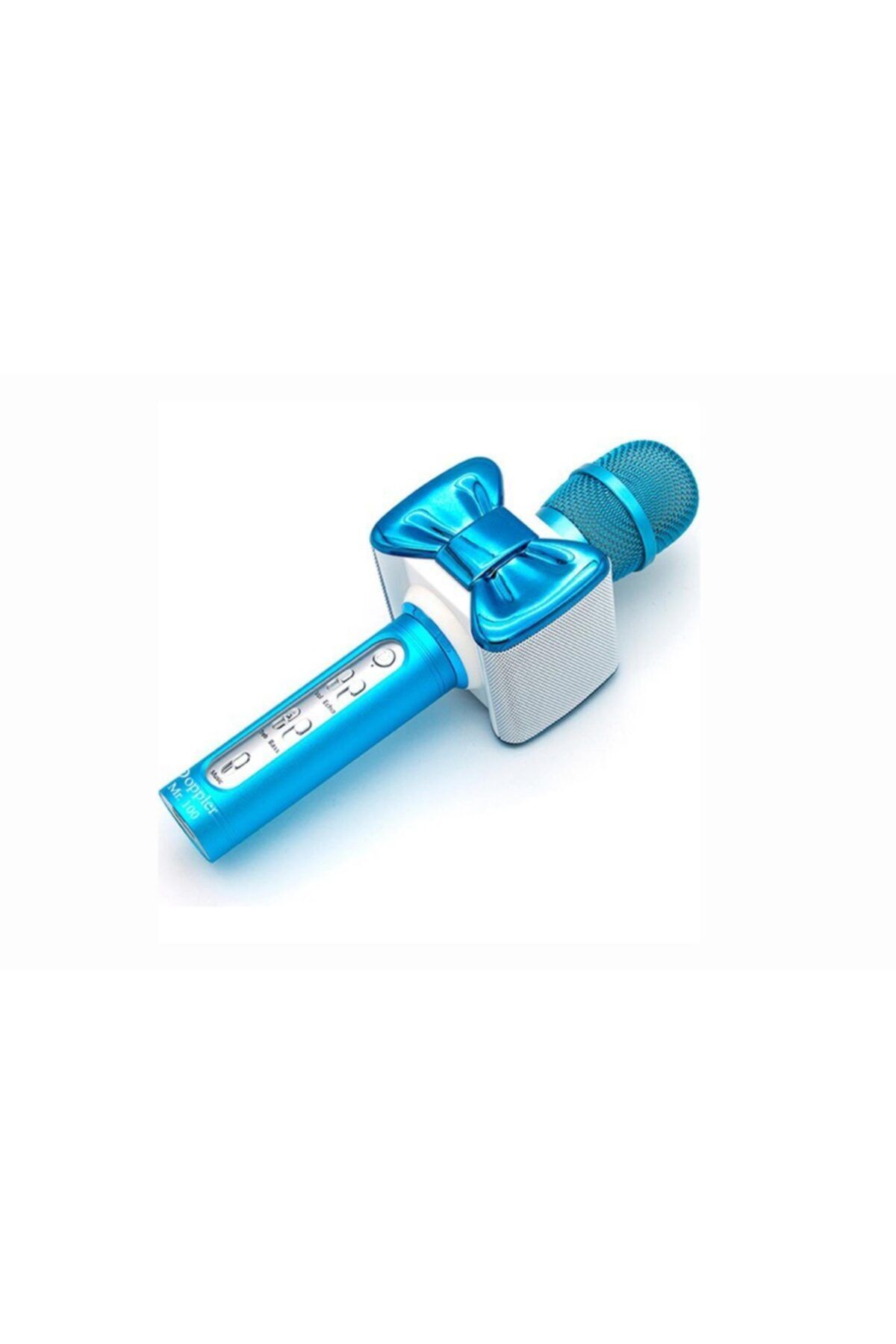Doppler Mr.100 Bluetoothlu Ve Hoparlörlü Karaoke Çocuk Mikrofonu - Mavi