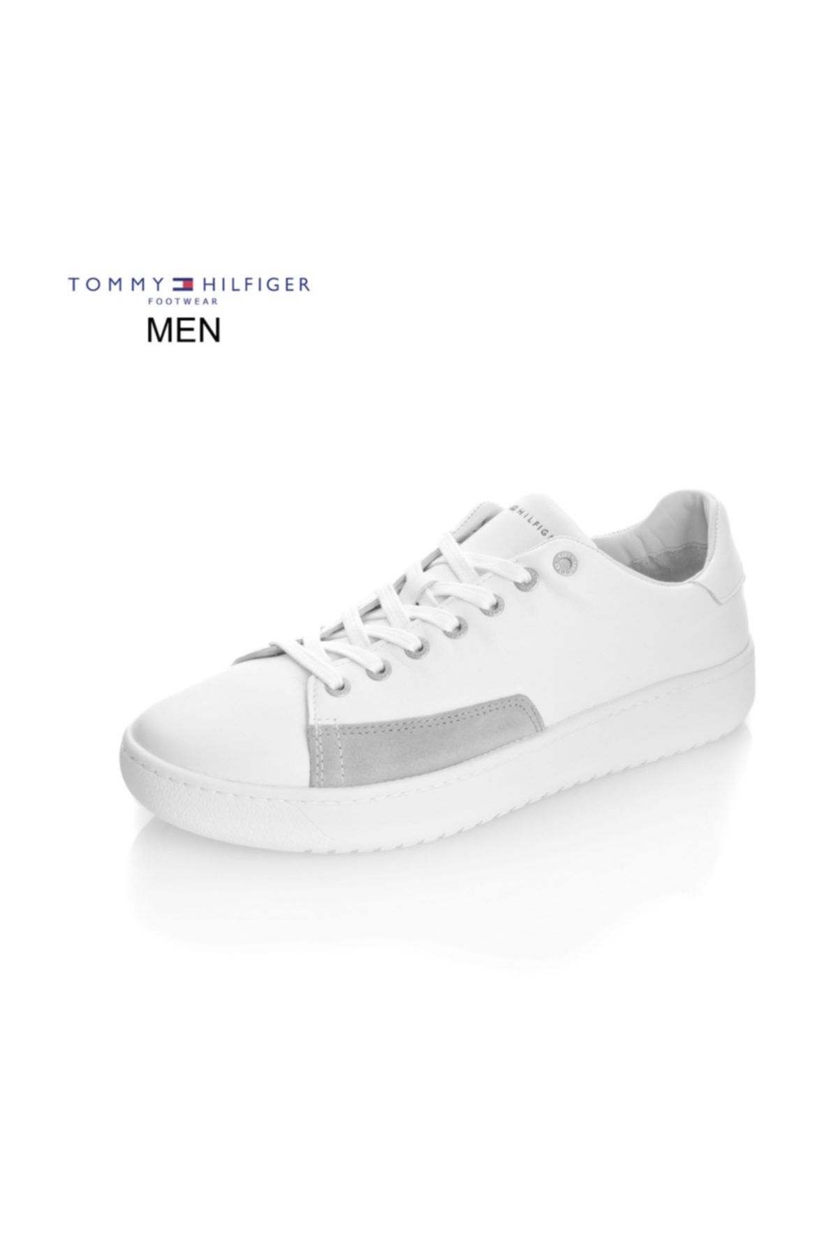 Tommy Hilfiger Beyaz Erkek Fm0fm00416 100 N2285ımbus 1a Sneakers Low Cut Whıte