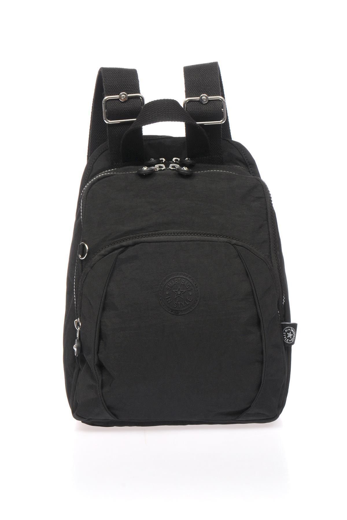 Smart Bags Smb1167-0001 Siyah Kadın Sırt Çantası