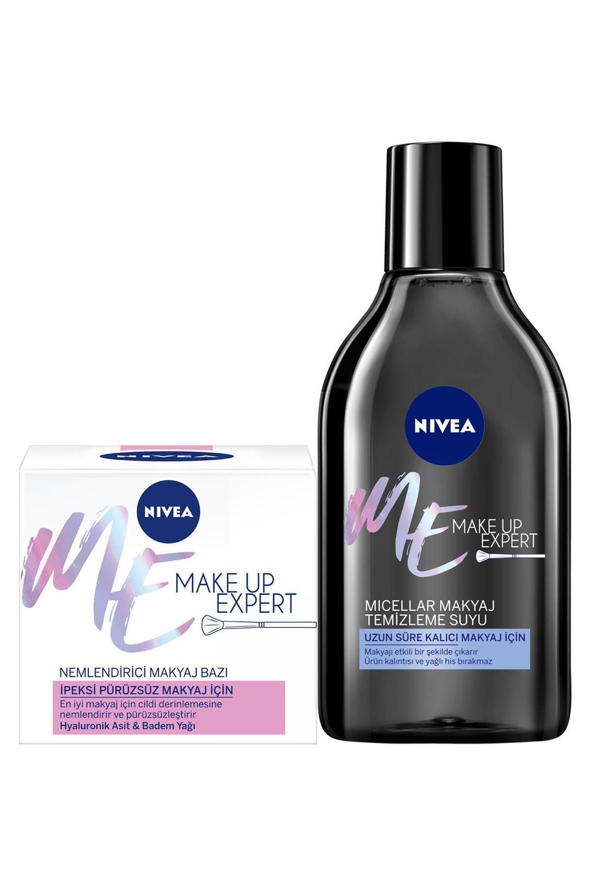 NIVEA Nıvea Pürüzsüzleştirici Makyaj Bazı + Make Up Expert Makyaj Temizleme Suyu 400 ml