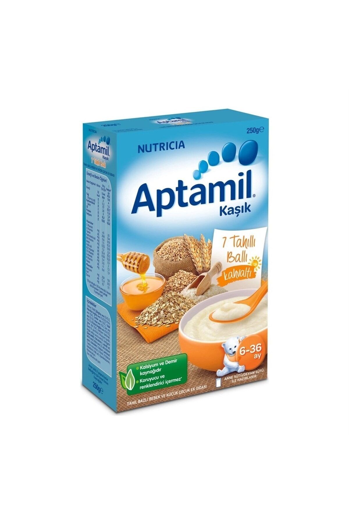 Aptamil Aptamıl 7 Tahıllı Ve Ballı 250 Gr.