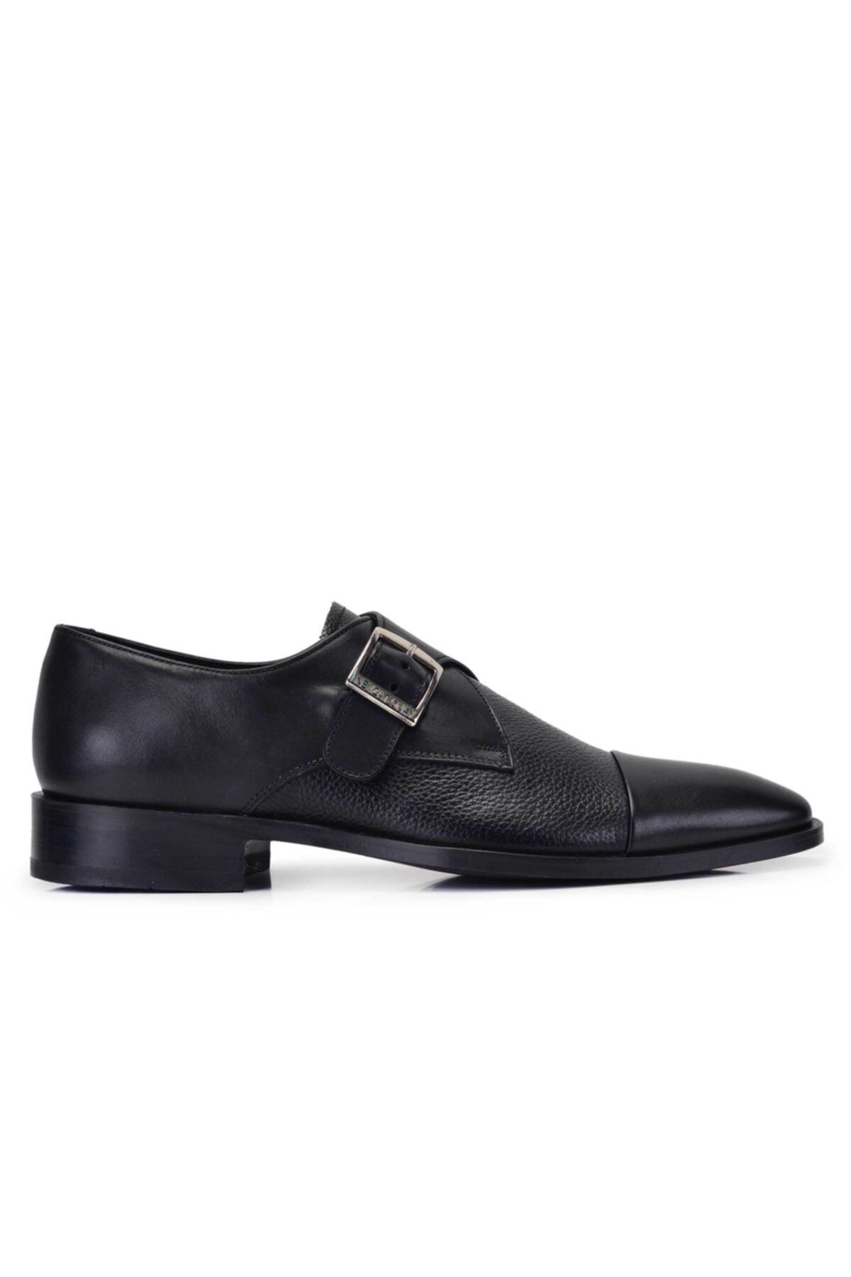 Nevzat Onay Hakiki Deri Siyah Klasik Loafer Kösele Erkek Ayakkabı -11557-