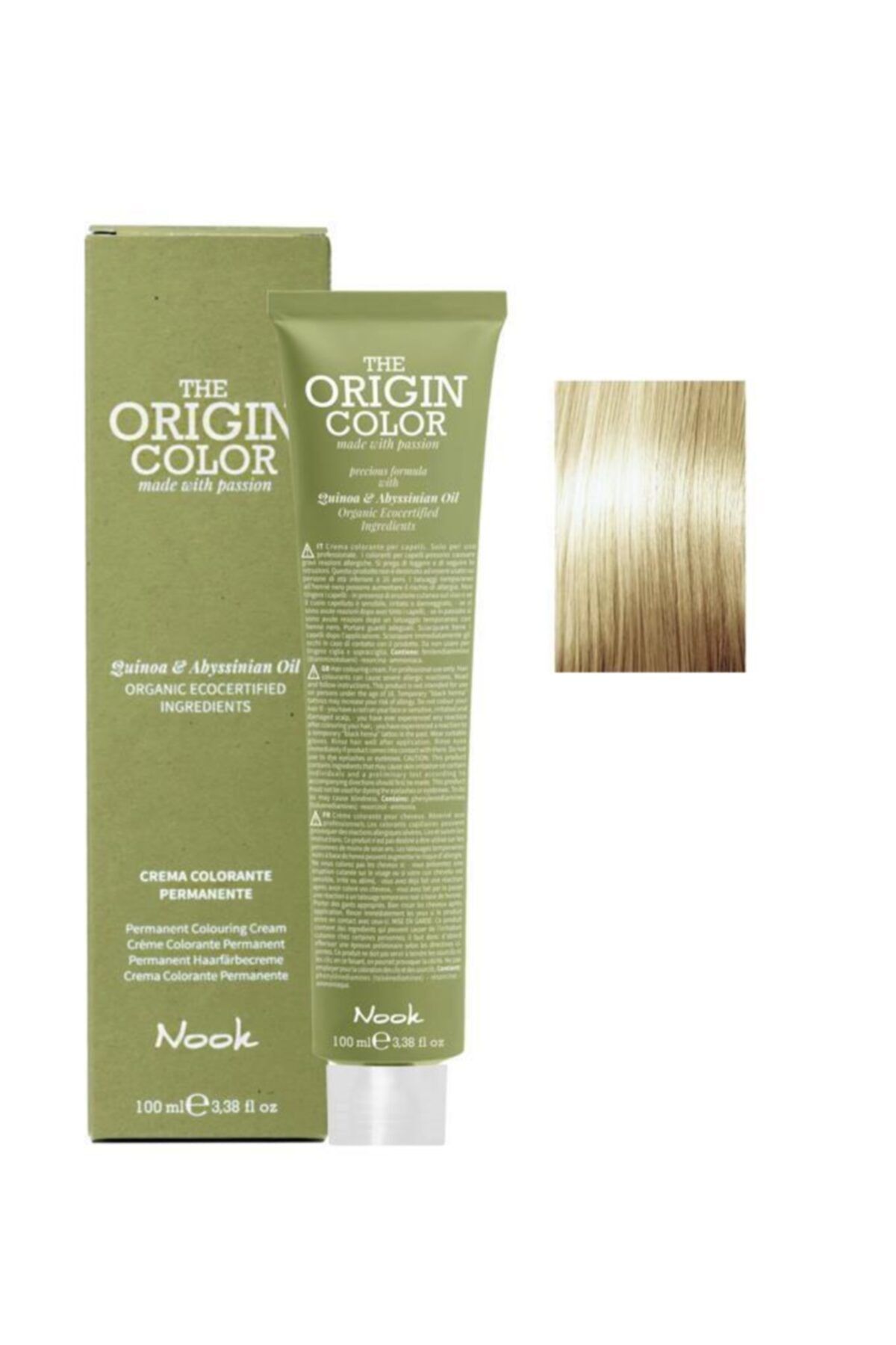 Nook The Origin Color Saç Boyası 10.3 Platin Sarı Altın 100 ml