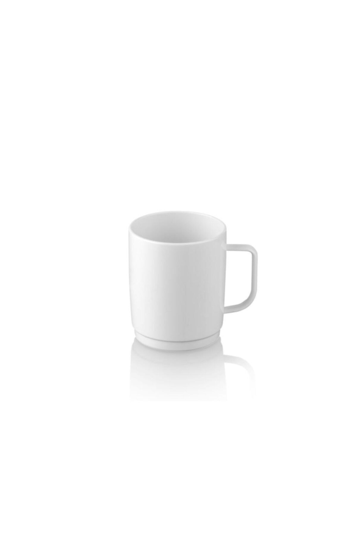 Plastport Kırılmaz Çay Kahve Kupası - Beyaz 300 ml - 12 Adet