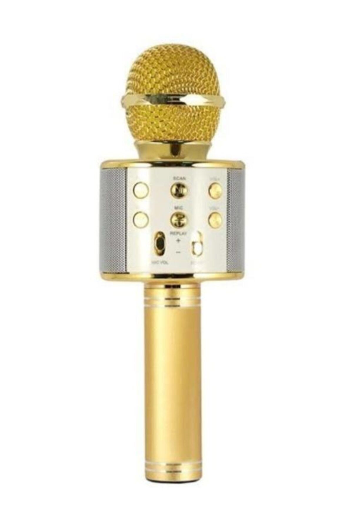Evervox Karaoke Mikrofon Gold