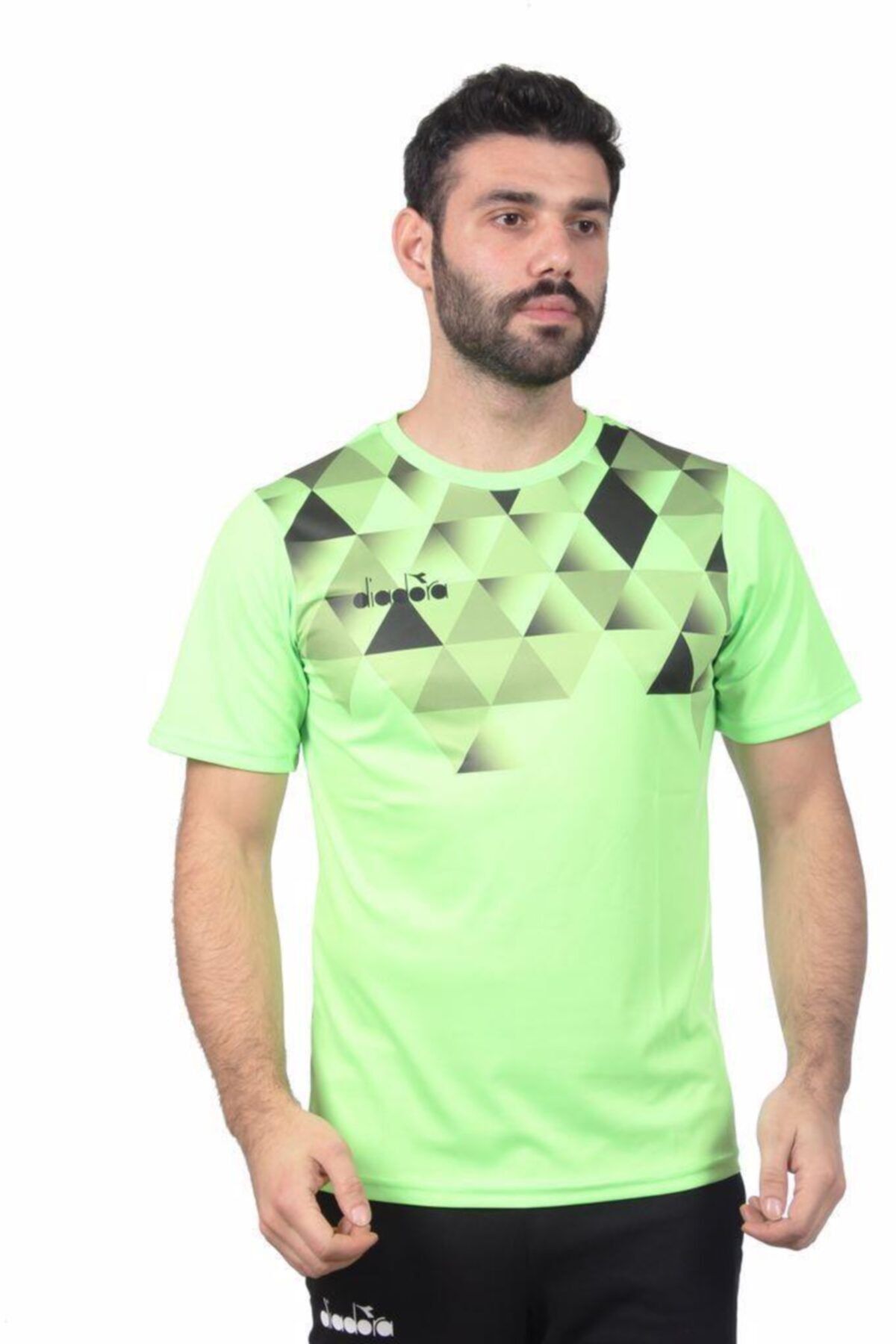 Diadora Alone Antrenman T-shirt Açık Yeşil