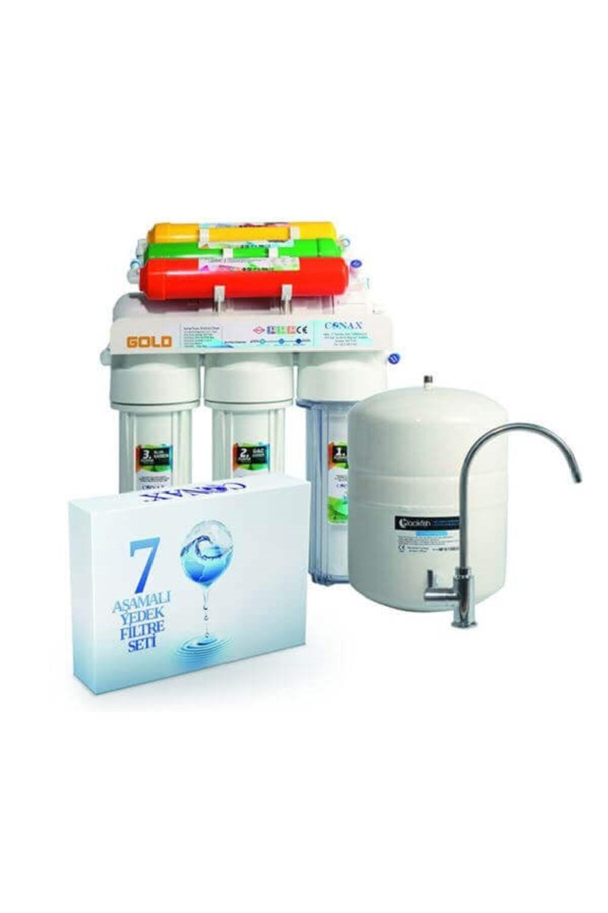 Conax 8 Aşamalı Su Artıma Cihazı Ve Yedek Filtre Seti