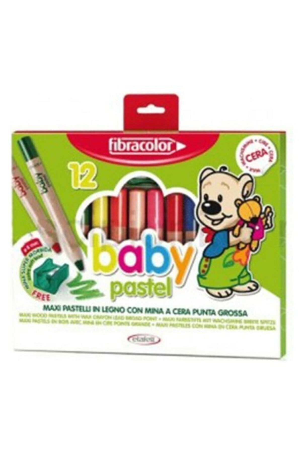 Fibracolor Baby Color 10 Renk Keçeli Kalem 1 Yaştan Itibaren Kullanılabilir.