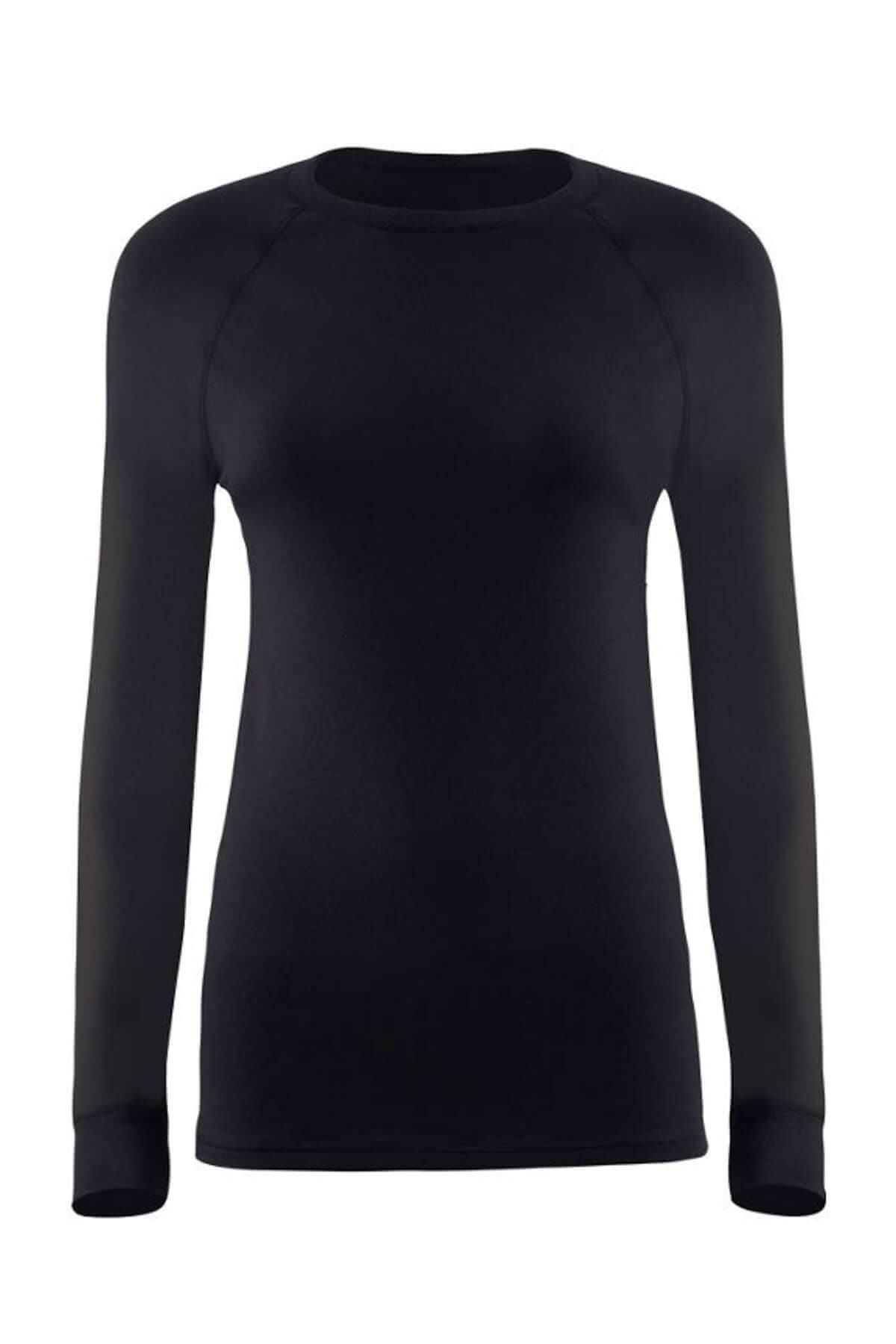 Blackspade Kadın Siyah 2. Seviye Termal T-shirt 9259