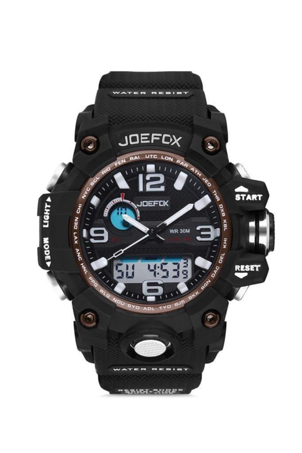 Joefox Dijital & Analog Unisex Spor Kol Saati