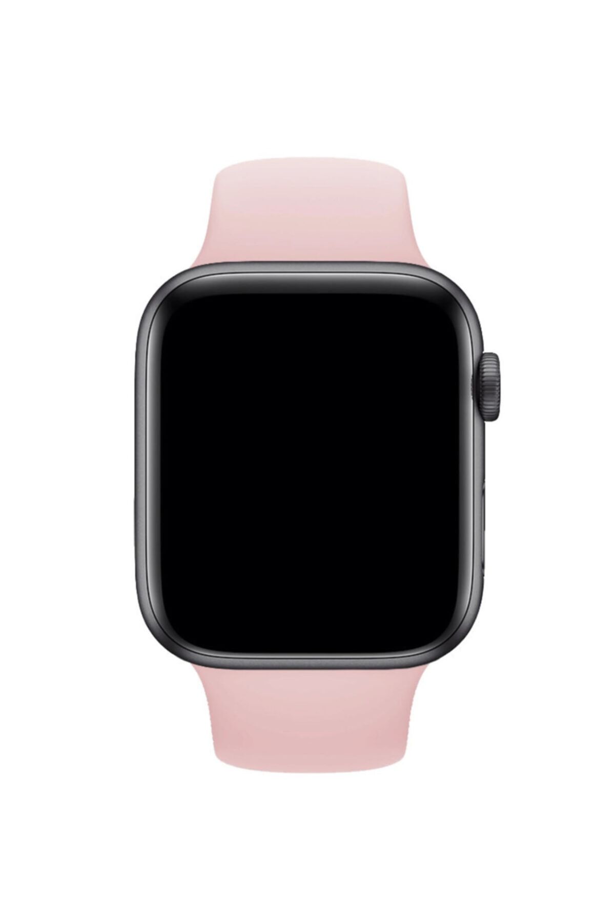 Fuchsia Apple Watch Uyumlu 38 - 40 mm S/M Ölçülerinde Kumpembe Spor Kordon