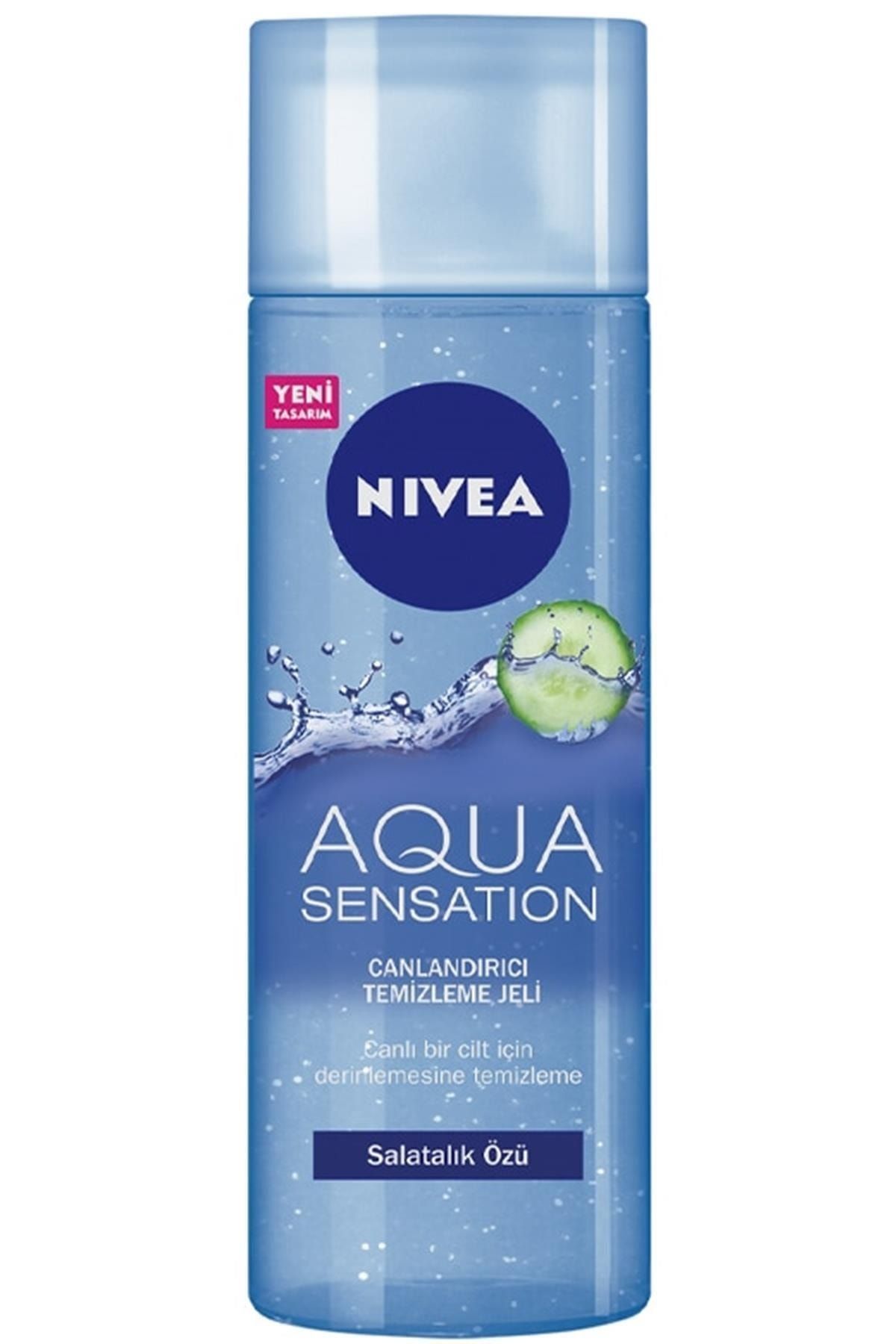 NIVEA Aqua Sensation Normal/karma Ciltler Için Canlandırıcı Yüz Temizleme Jeli 200 ml